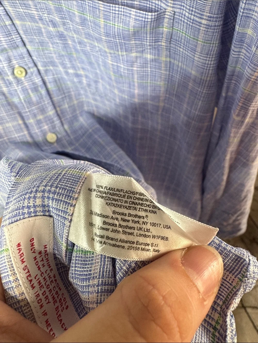 Brooks Brothers one chest