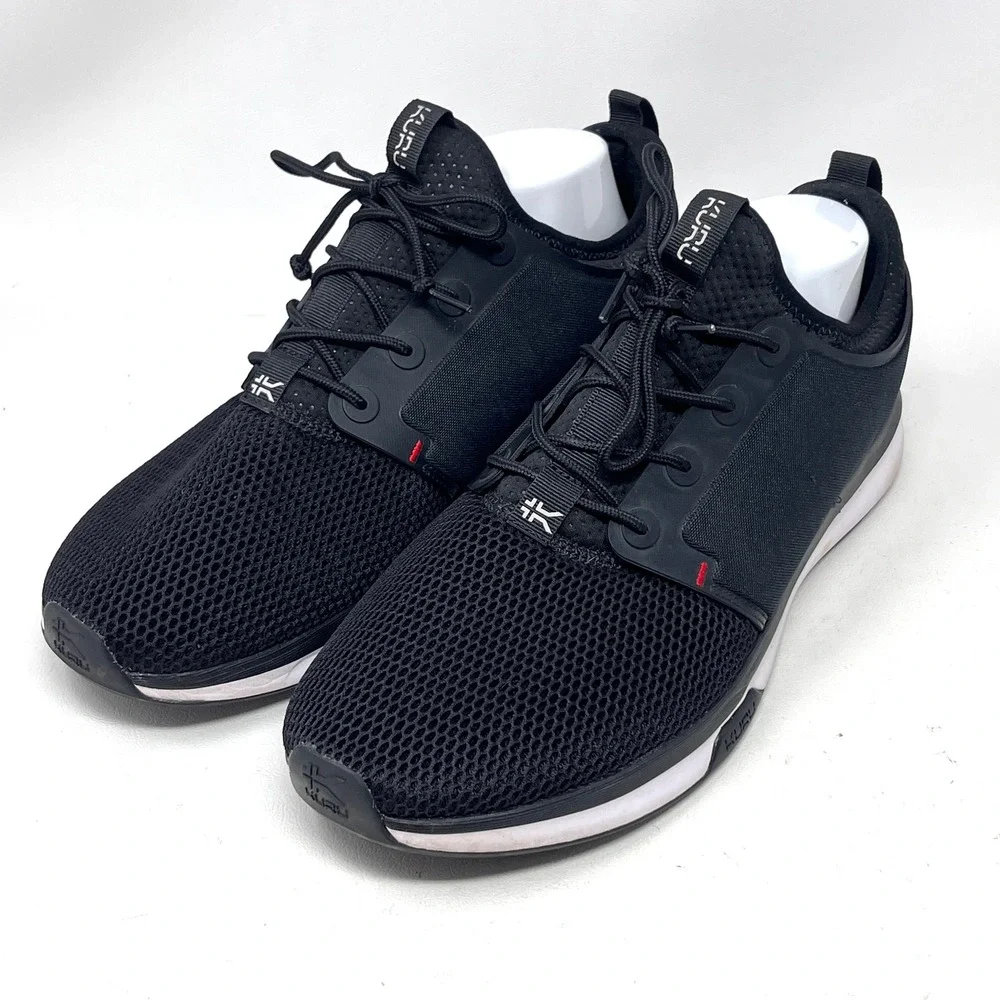 Kuru Mens Cloud Atom Black Red White Mesh Sneaker 102120120 Size 12 Trainer