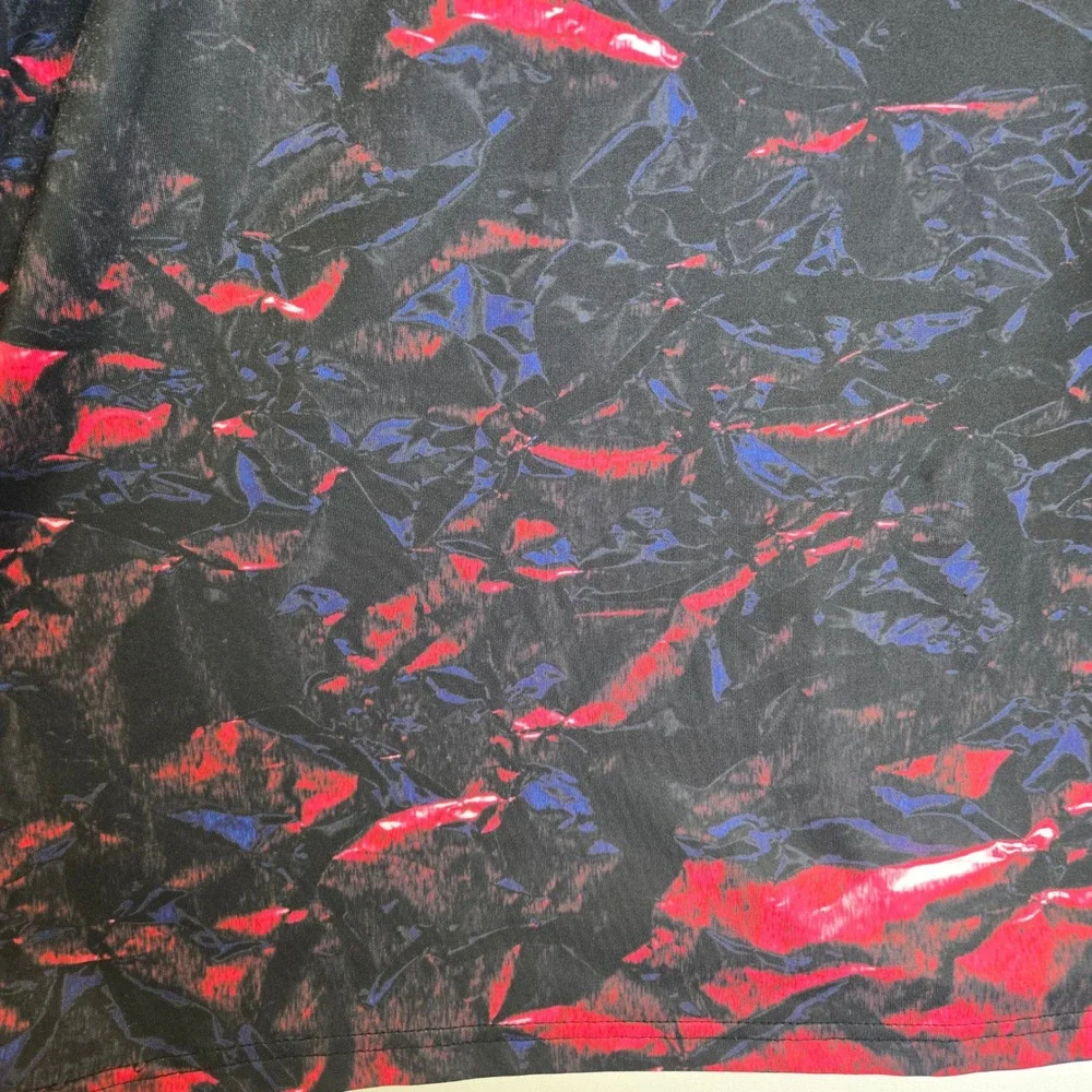 Obnoxious Golf‎ The Lava Short Sleeve Performance Golf Polo Athletic Fit AOP 2XL