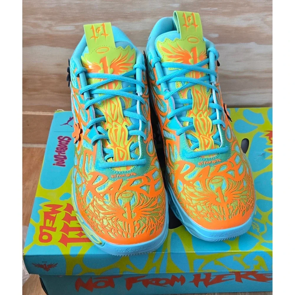 Puma MB.04 Scooby-Doo Mens Basketball Shoes Aquatic Lime 310776-01 Size 12