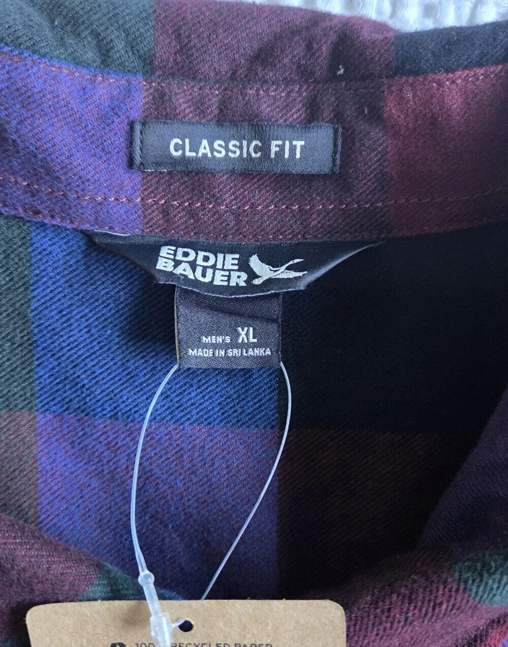 Eddie Bauer Multicolor Plaid Button-Down Shirt