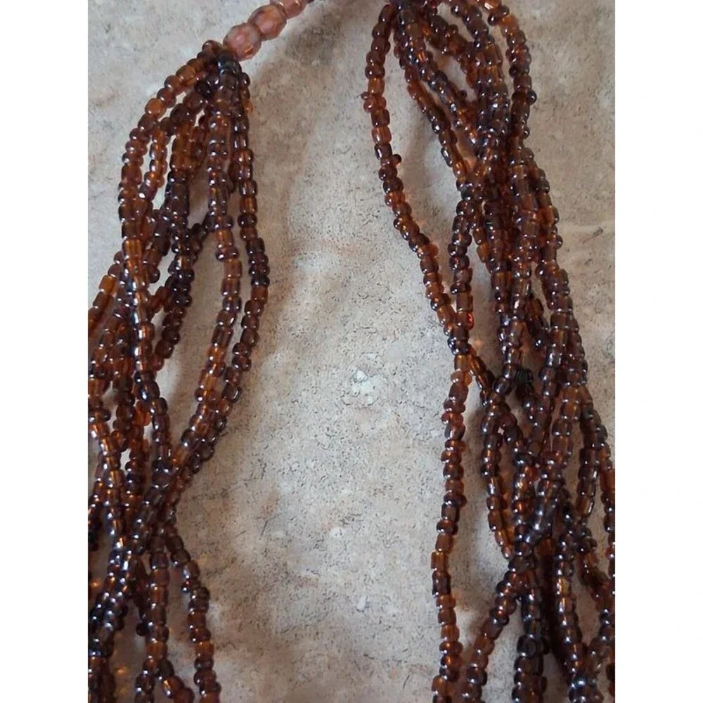 Fashion Jewelry brown iridescent