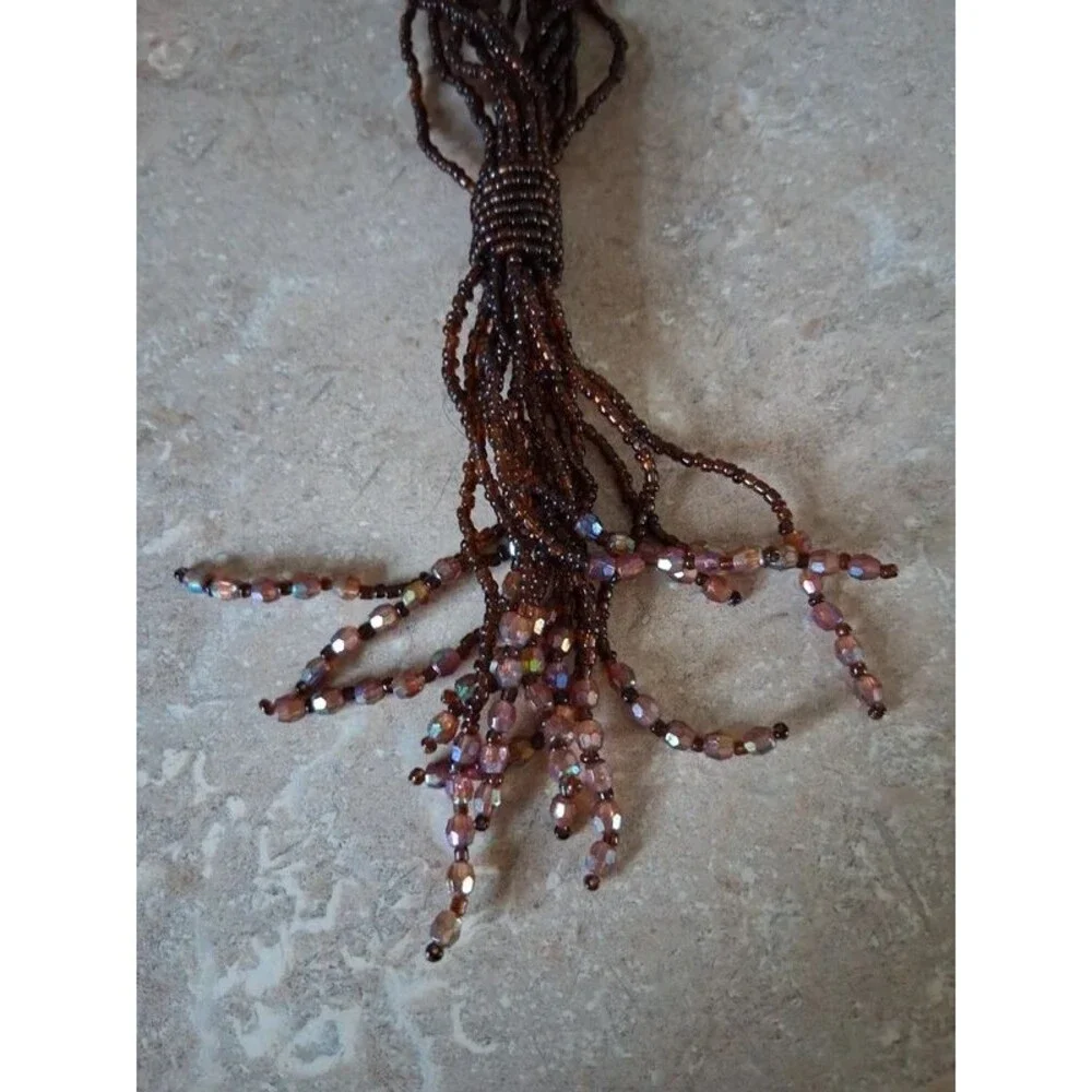 Fashion Jewelry brown iridescent