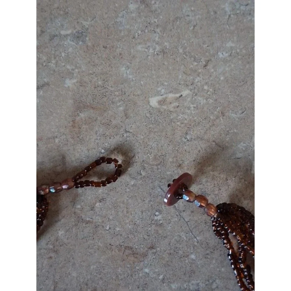 Fashion Jewelry brown iridescent