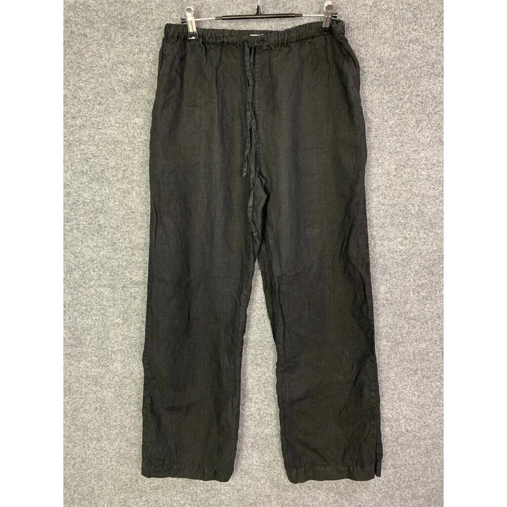 Nation LTD “Lucia” Black Linen Pants