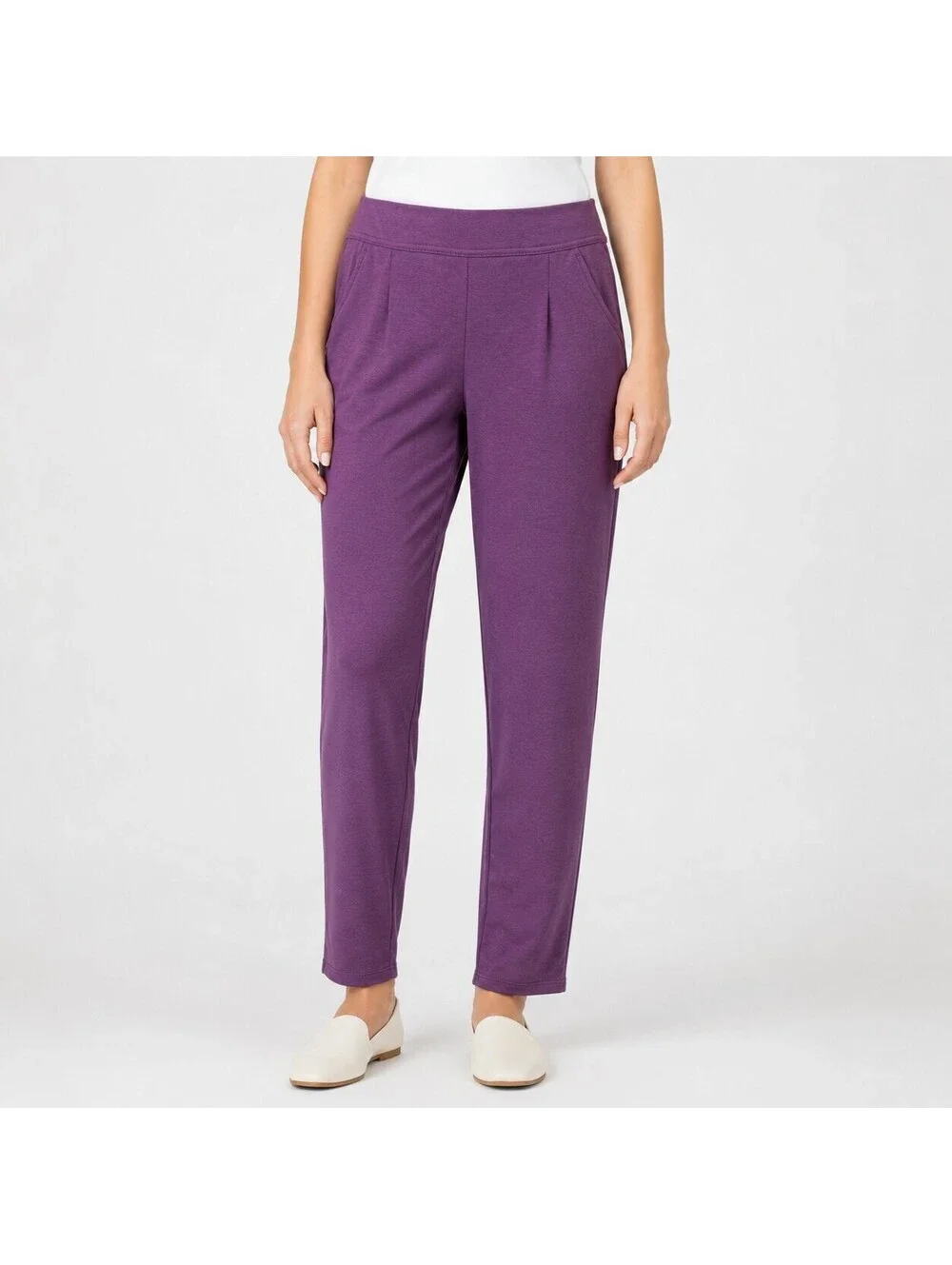 Halara Purple High Waisted Tapered Pocket Pants Women’s Small