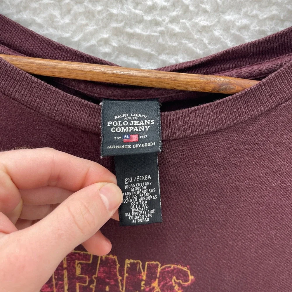 Polo Ralph Lauren sizing title