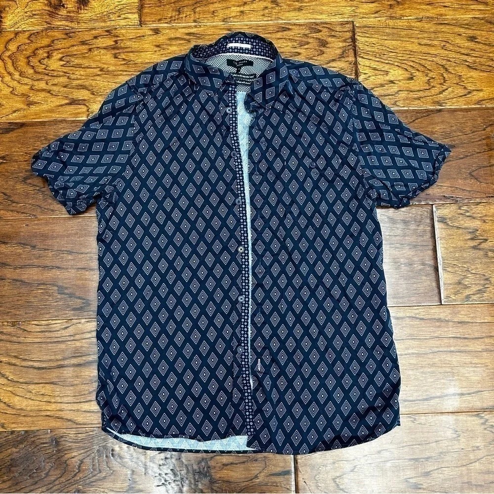 Ted‎ baker London button down short sleeve shirt