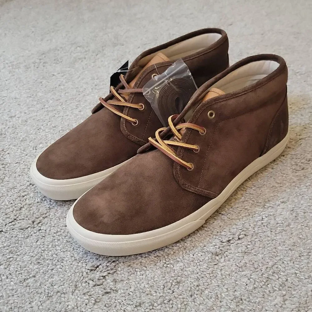 Polo Ralph Lauren Men's Keaton Suede Lace-Up Chukka Sneakers Size 14