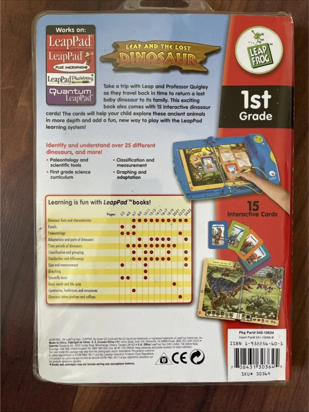 4 Leap Frog Leap Pad Books with Cartridges All New (No System)
