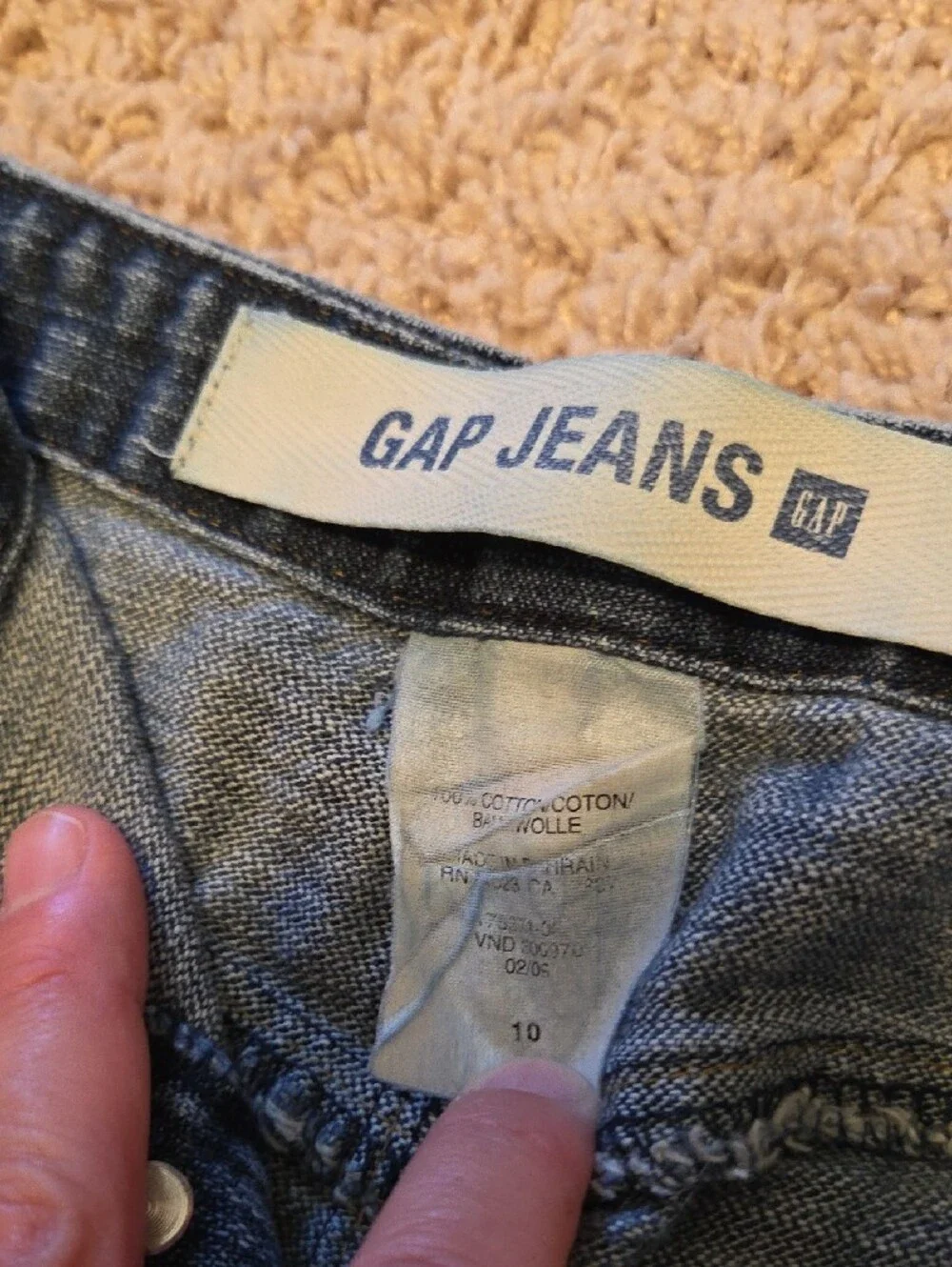 GAP denim maxi
