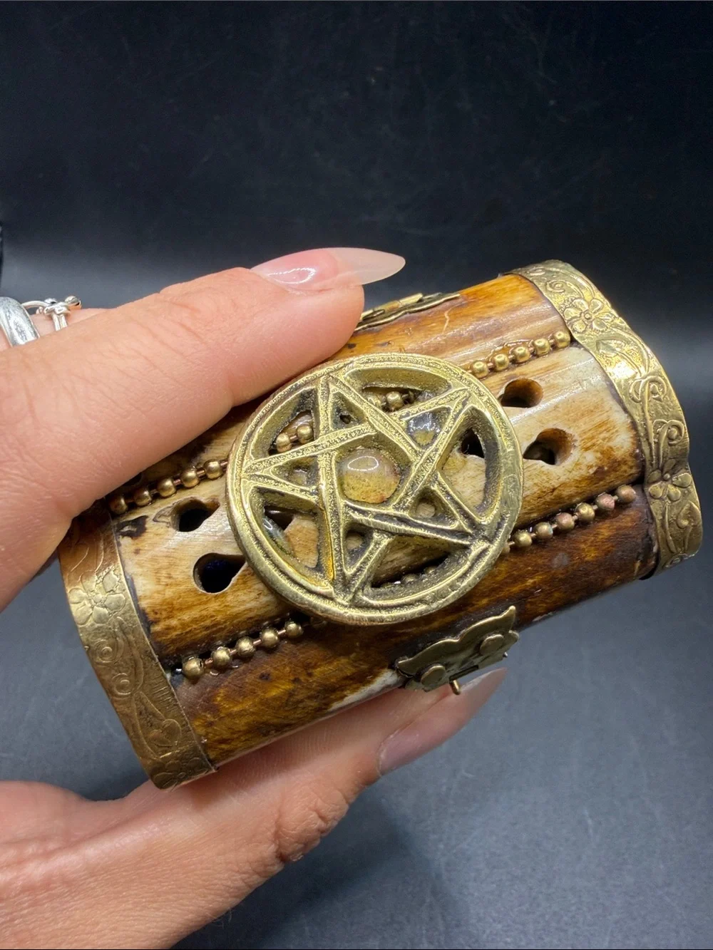 Handmade vintage bone