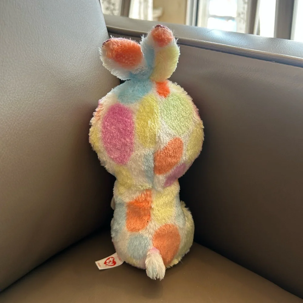 TY Beanie Boos - BLOOMY the Rainbow Bunny (Glitter Eyes)(6