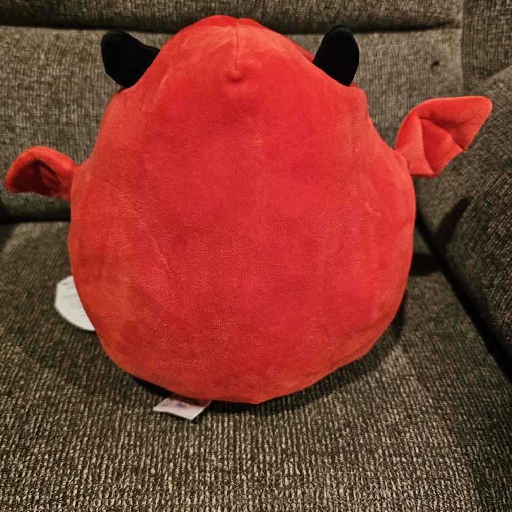 Squishmallows Flip-A-Mallow Dante The Devil And Carah The Candy Corn Plush 8