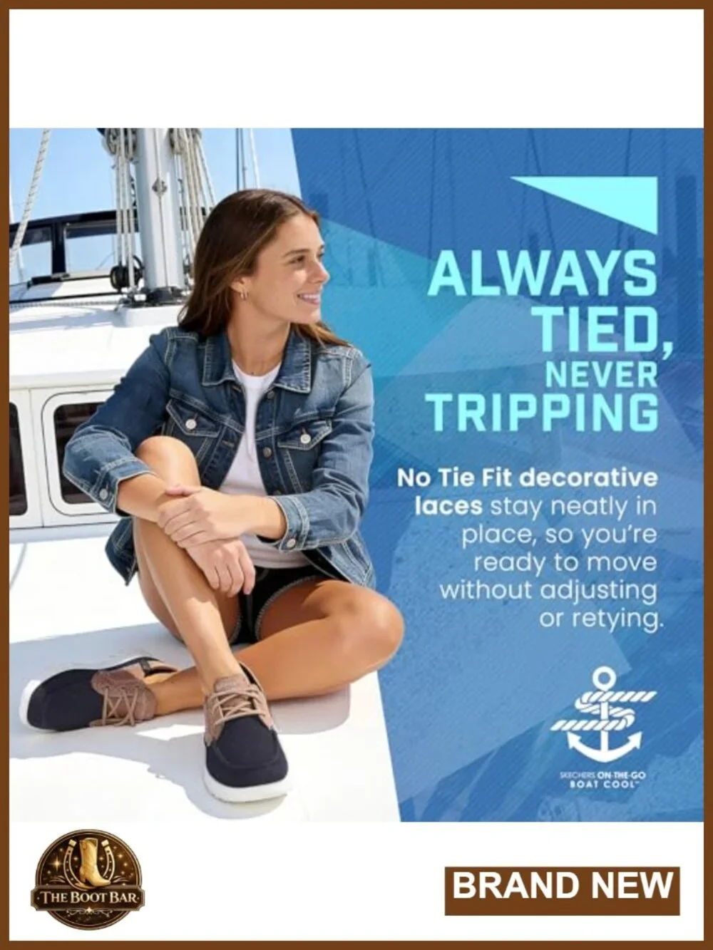 Slip-On Boat Shoes with Air-Cooled Memory Foam, Hands-Free Entry