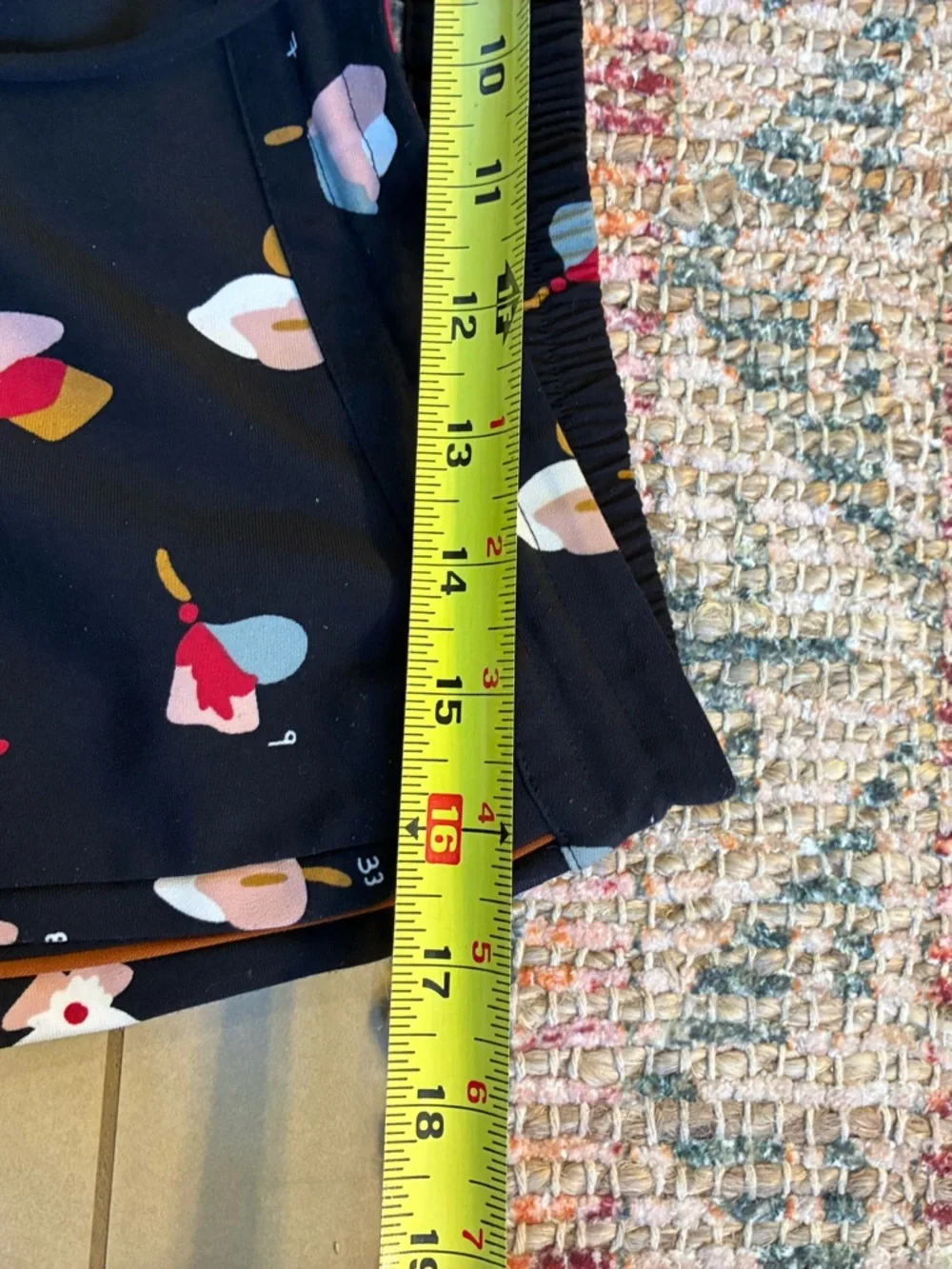 Ted Baker Black Joggers with Multicolor Abstract Print