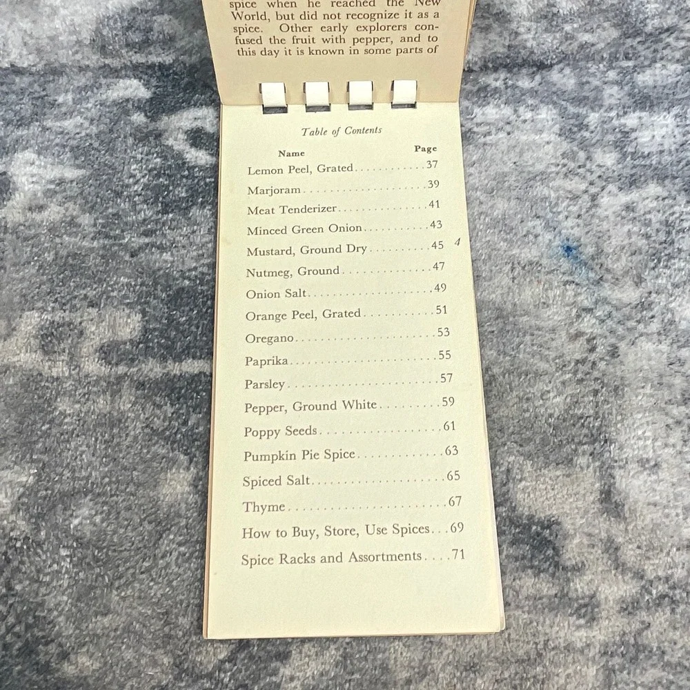 Watkins spice handbook