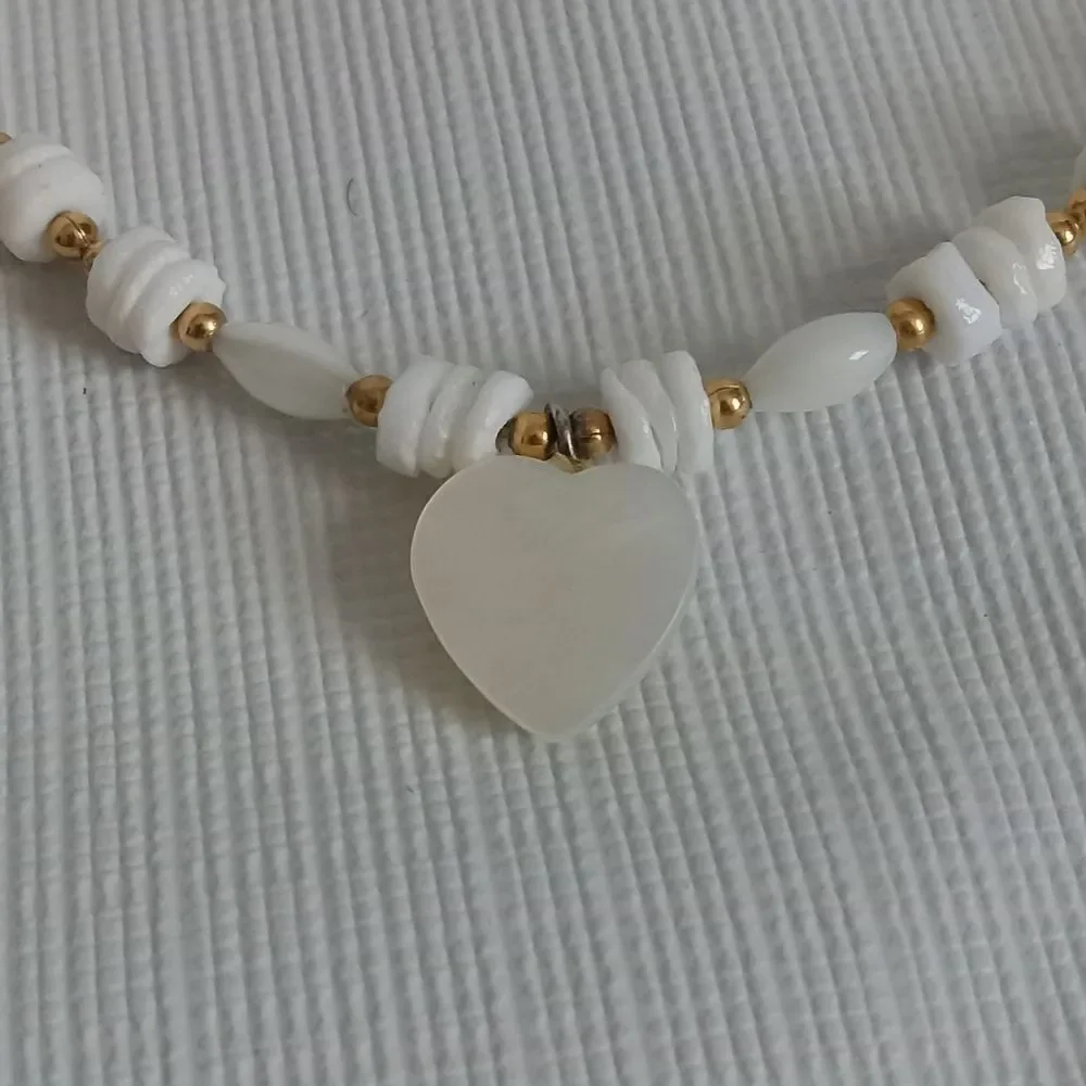 Fashion Jewelry white heart