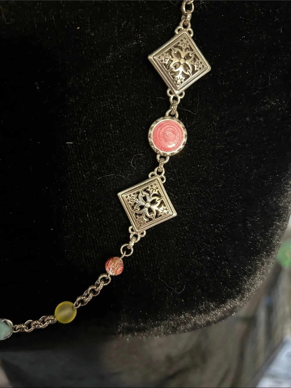 Brighton pink green ornate
