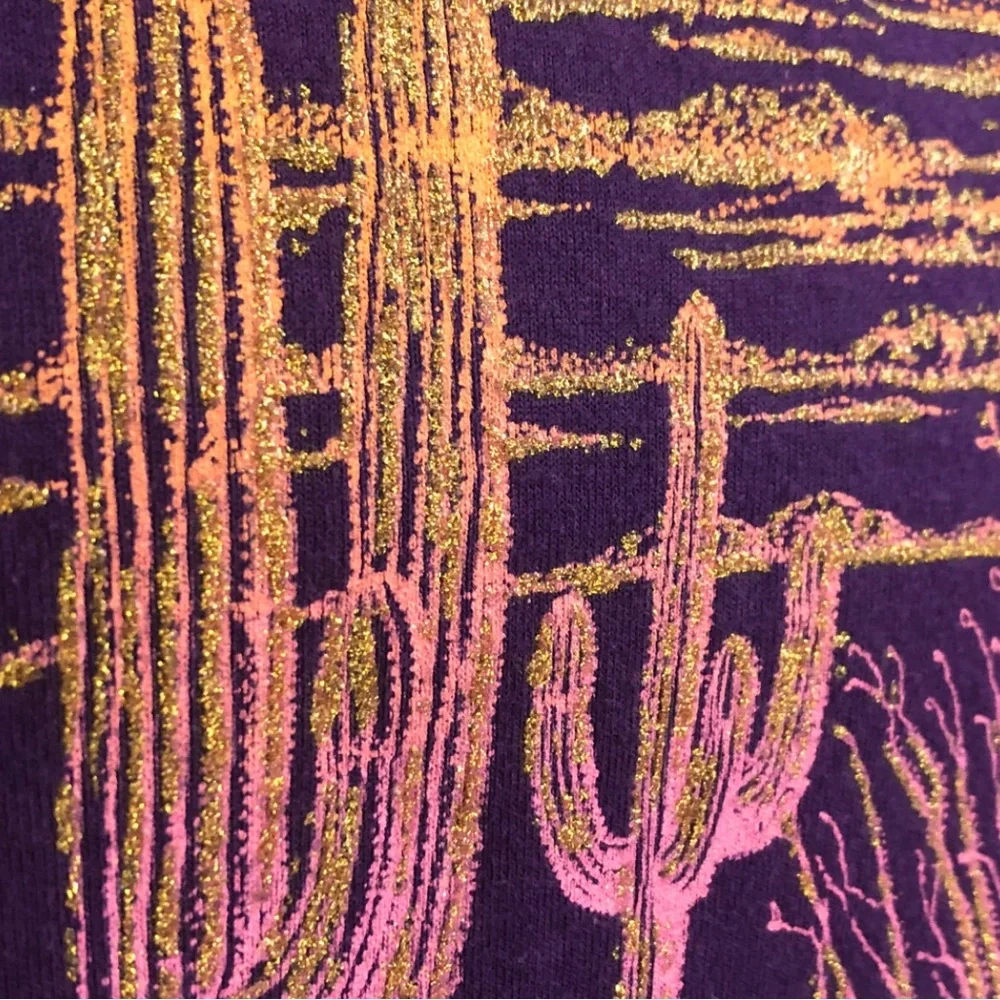 Vintage Las Vegas Desert Purple Graphic T-Shirt