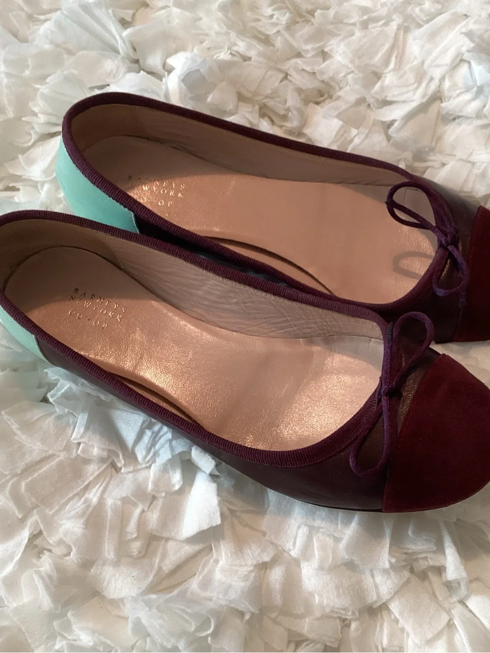 Barneys New York CO-OP sleek burgundy