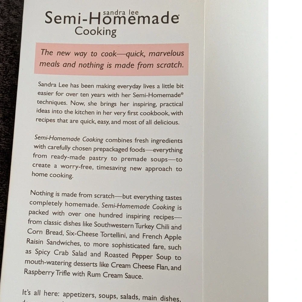 Sandra Lee semi homemade