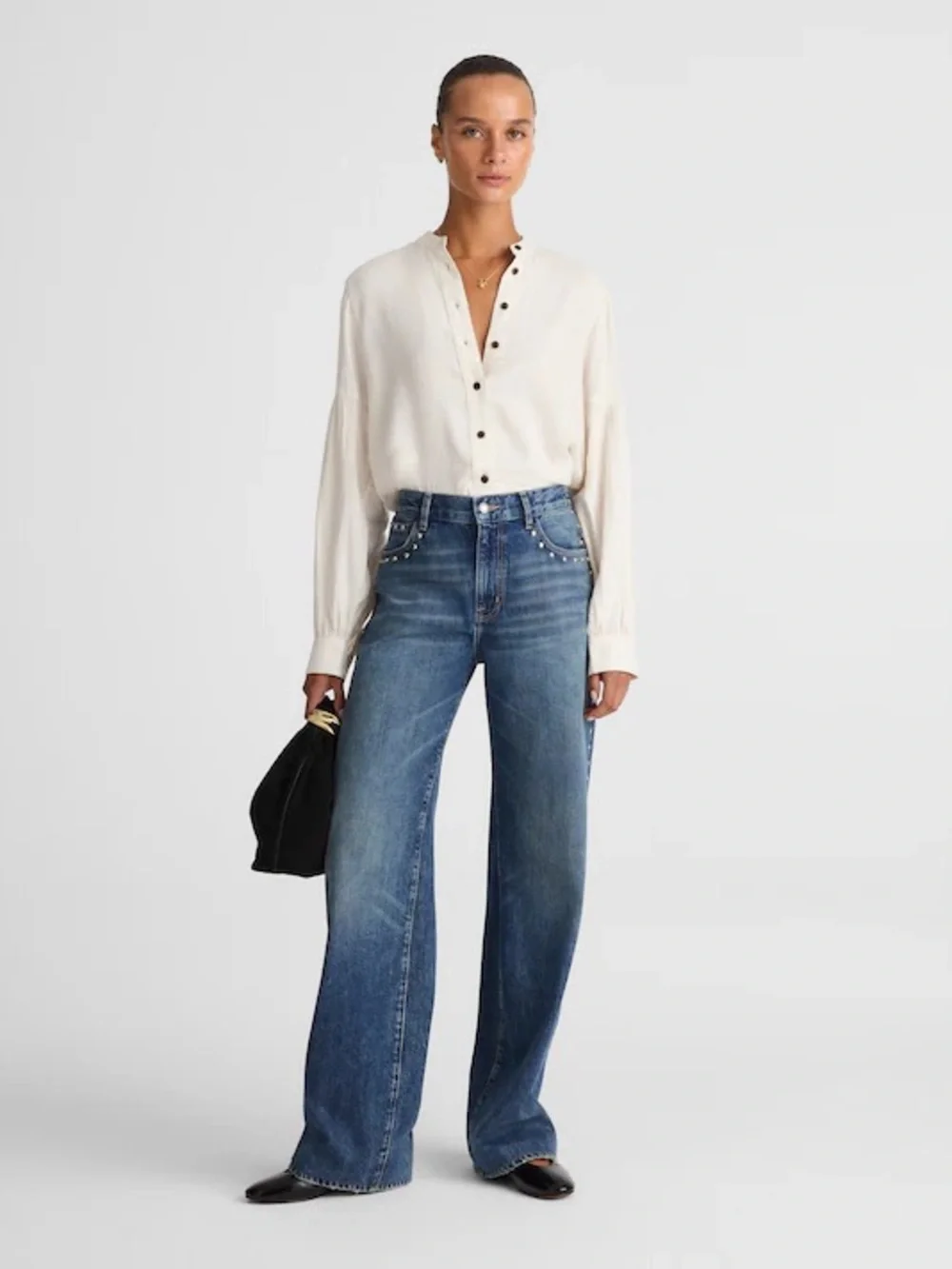 Madewell stand collar