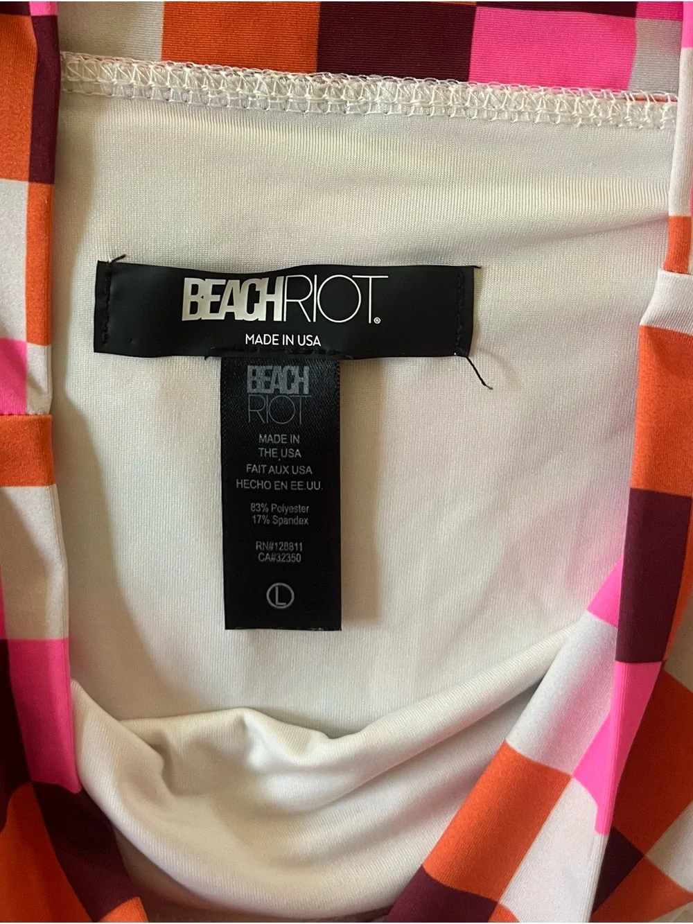 Beach Riot bold checkered