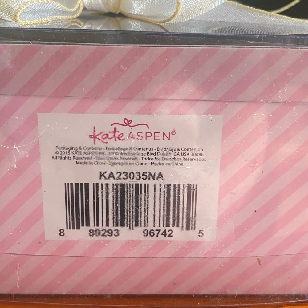 Kate Aspen Mommy and Me Elephant Salt and Pepper Shaker Set - White and Pink NIB