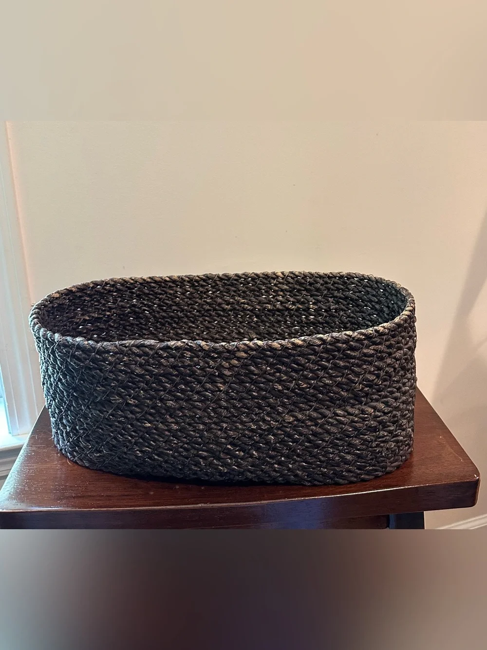 Woven basket • slightly flexible • natural material