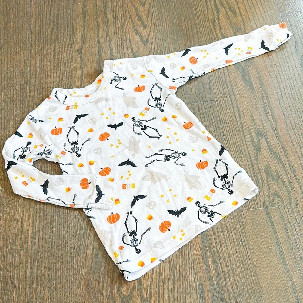 babyGap Organic Cotton Halloween Skeleton Pajama Set | 2T