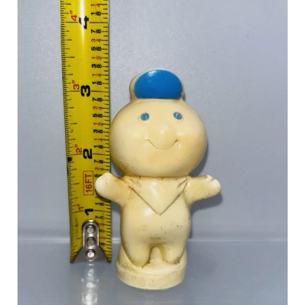 Vtg 1974 Pillsbury Doughboy Baby Finger Puppet W/Billcap 