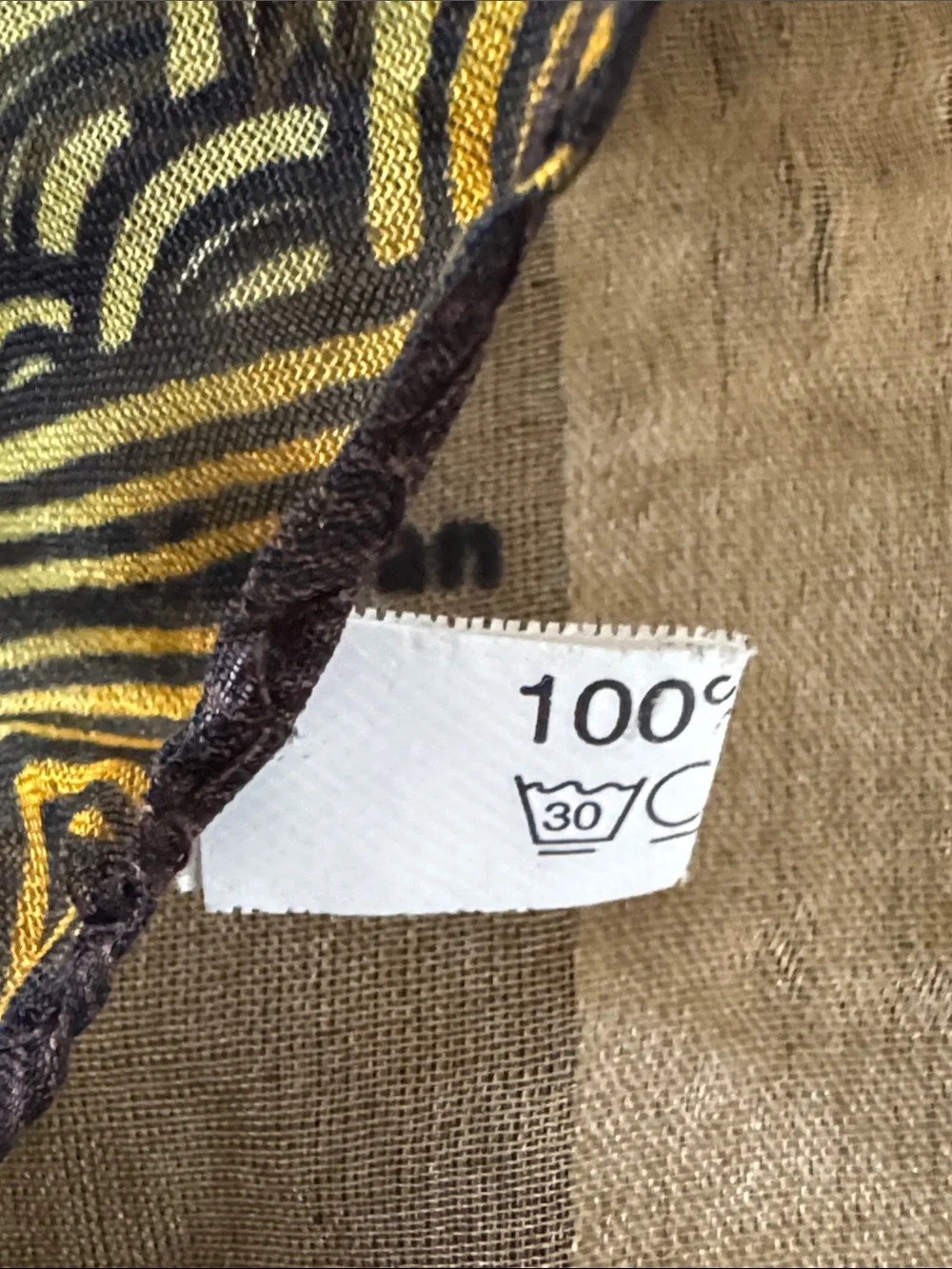 Vintage Beijing Opera Facial Makeup Scarf