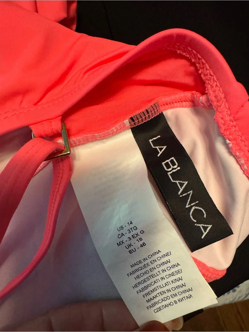 La Blanca vibrant coral