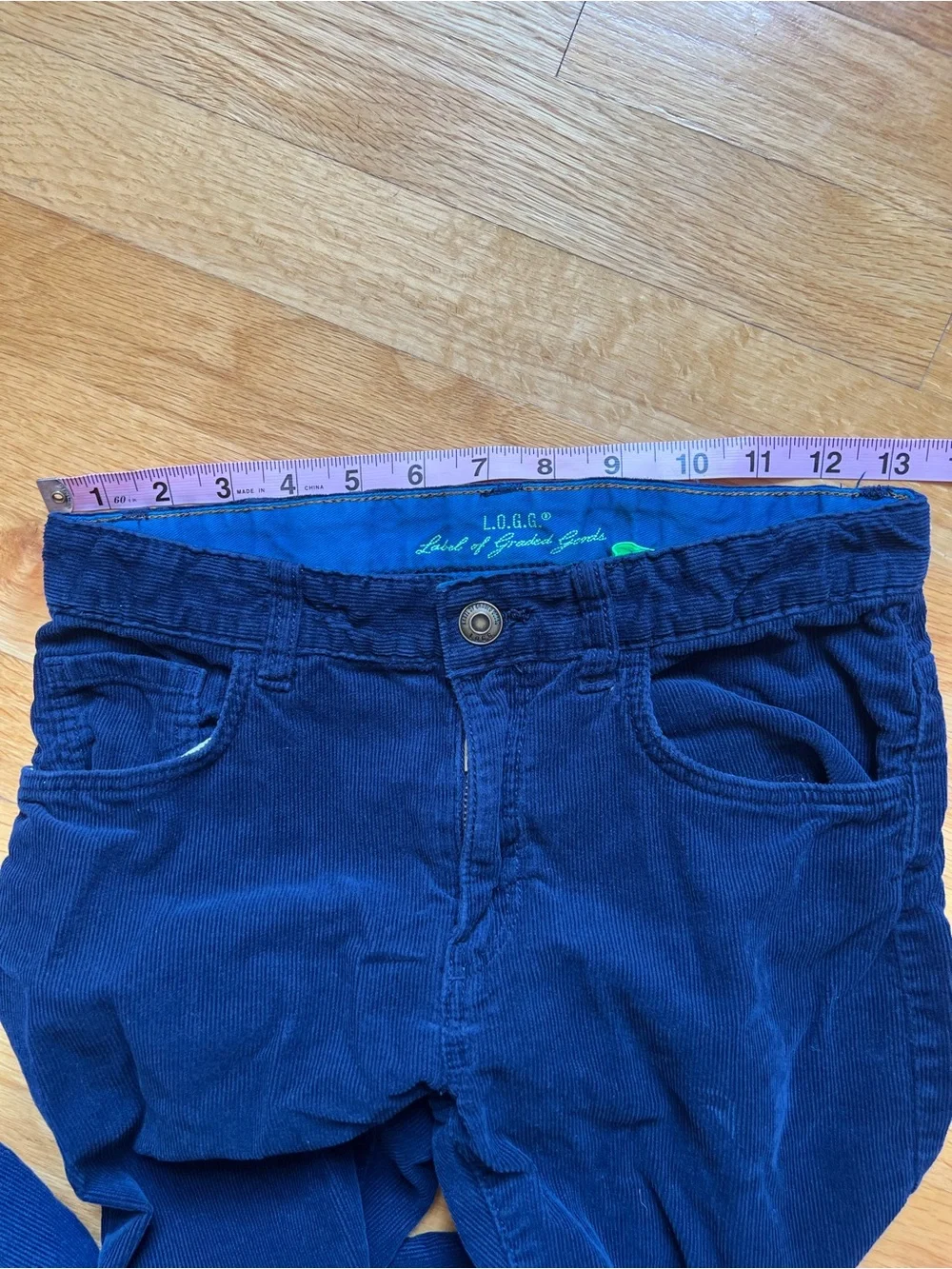 GAP Blue Striped Sweater Kids M and Blue Corduroy size 9-10 L.O.G.G. Pants