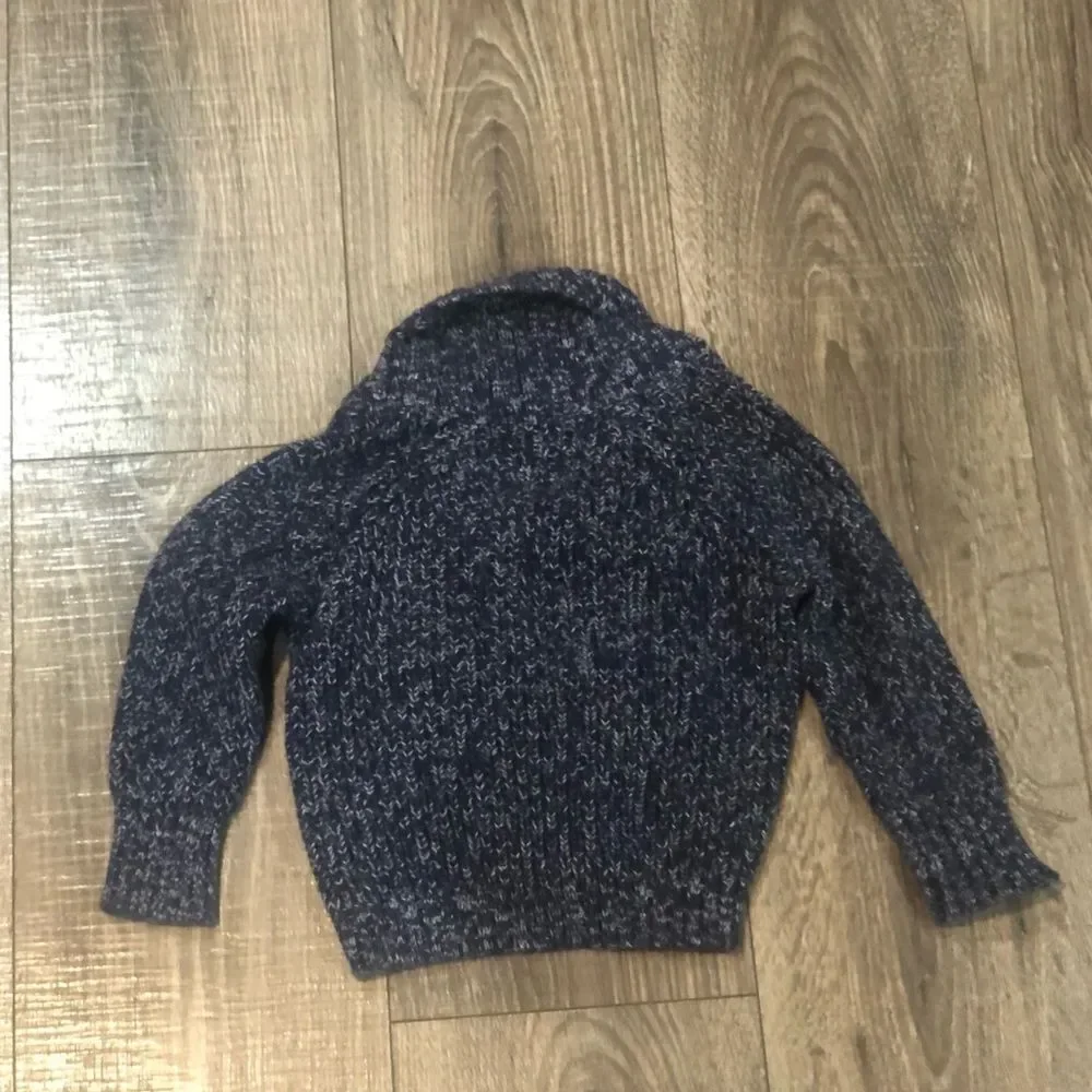 Baby OshKosh B'gosh Sweater Size 24m Navy Knit Kids Cardigan