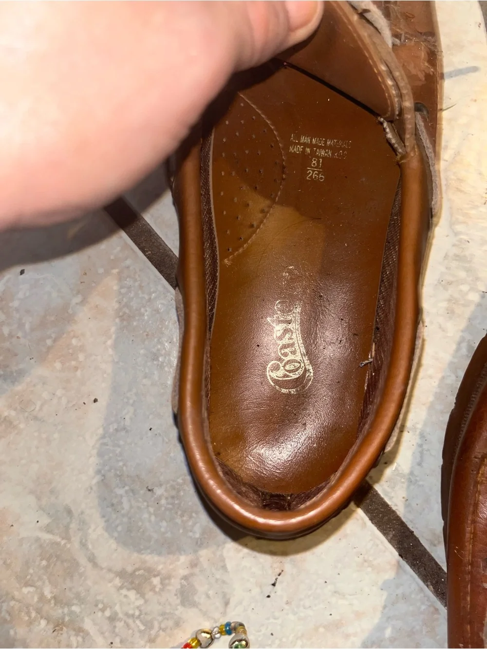 Men's Classic Leather Boat Shoes in Brown