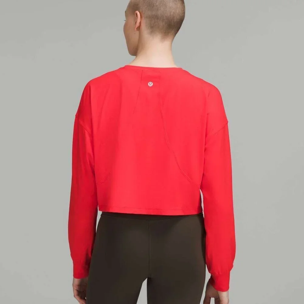Lululemon Muscle Love Long Sleeve Shirt *Motif - 12 Love Red