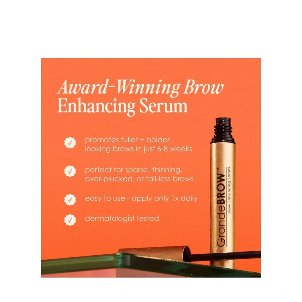 Grande Edit Lash & Brow Set — Gold and Pink