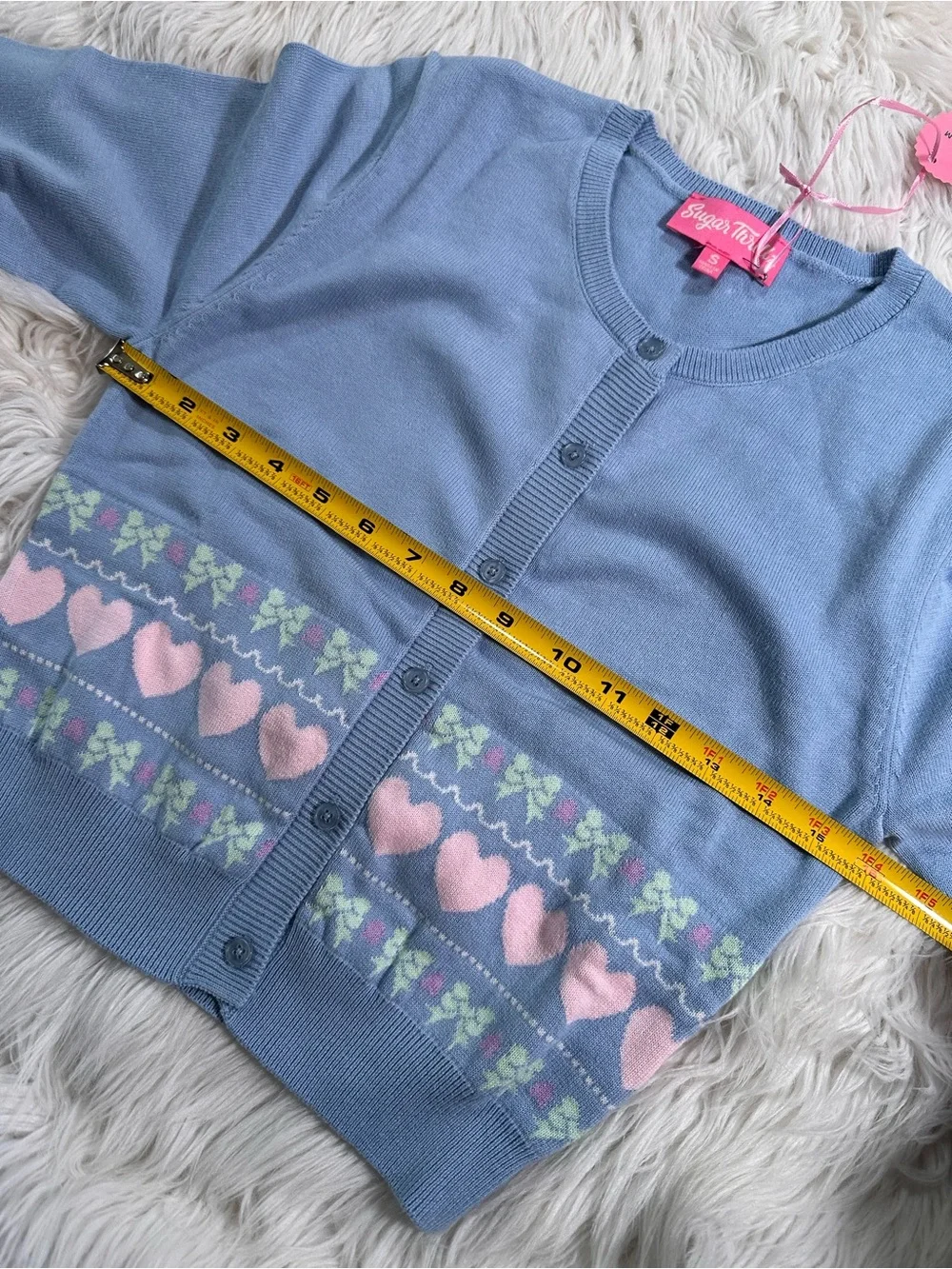 Dolls Kill • Sugar Thrillz Pastel Passion For You Intarsia Knit Sweater