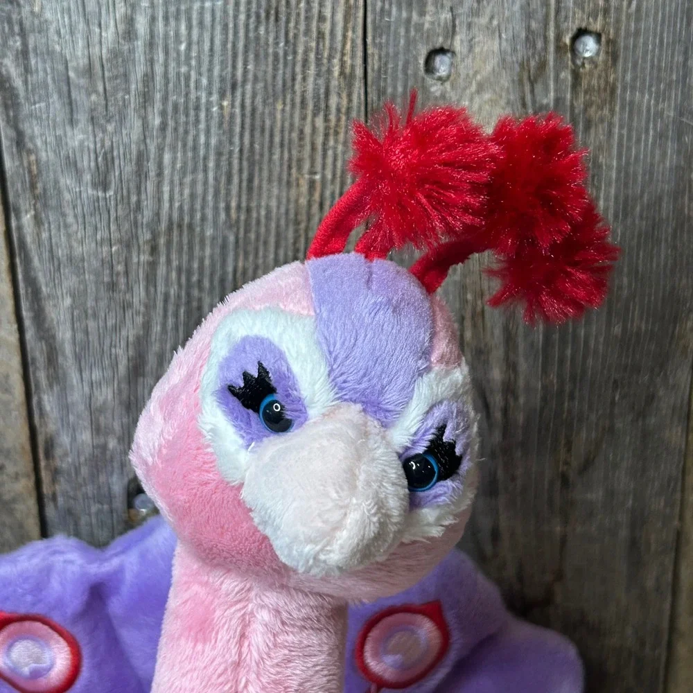 Ganz Webkinz Pinktastic Peacock Plush Pink Purple Bird HM357 Retired NWT