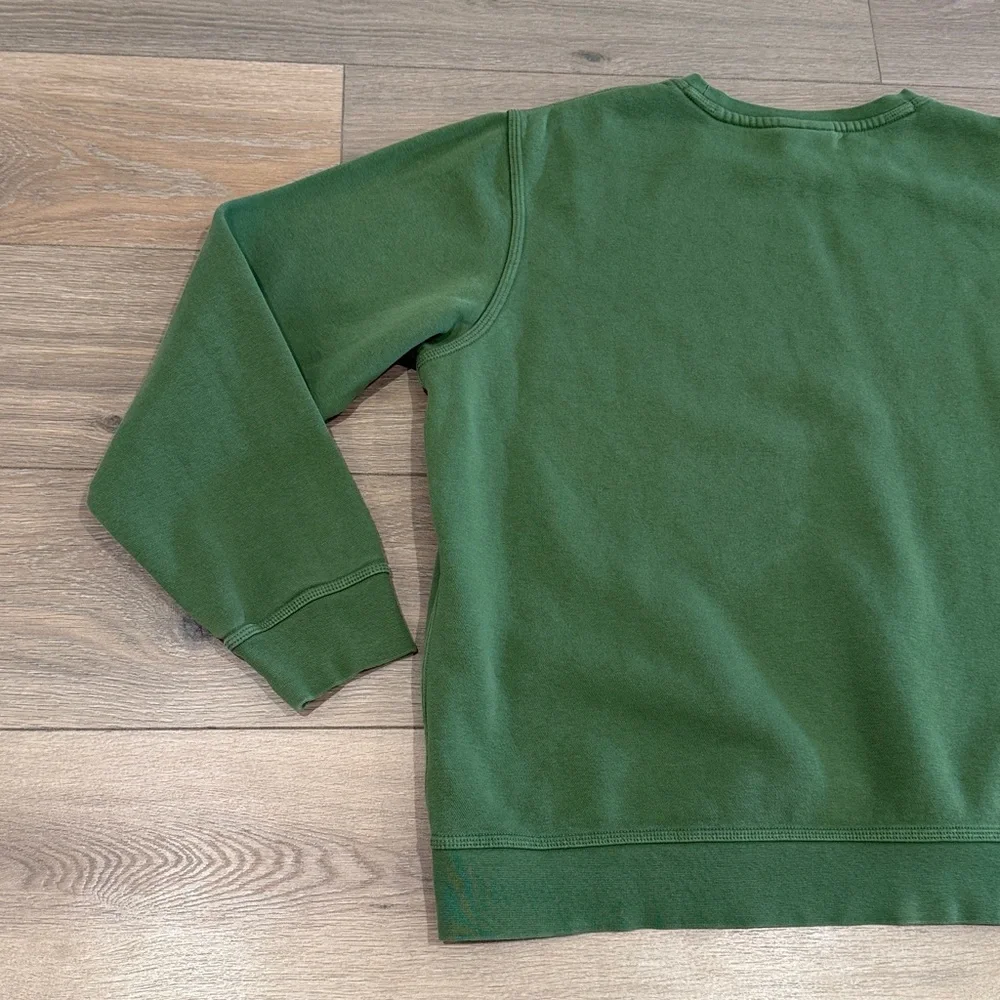 NIKE‎ Green Sportswear Club Solo Swoosh Fleece Crew Long Sleeve Sweatshirt Sz XL