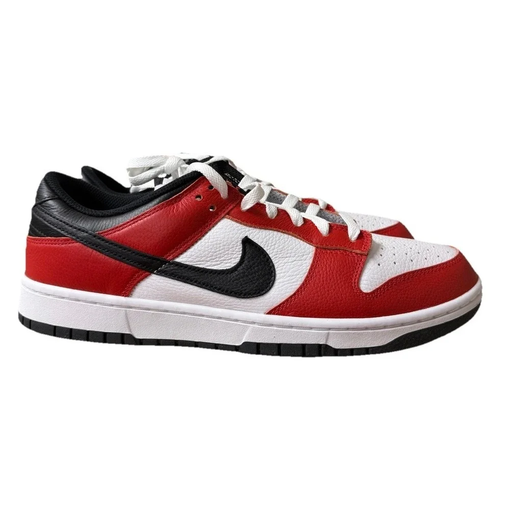 Nike By You Dunk Low Red Black White Chicago | FNO569-900 Men Size 12.5