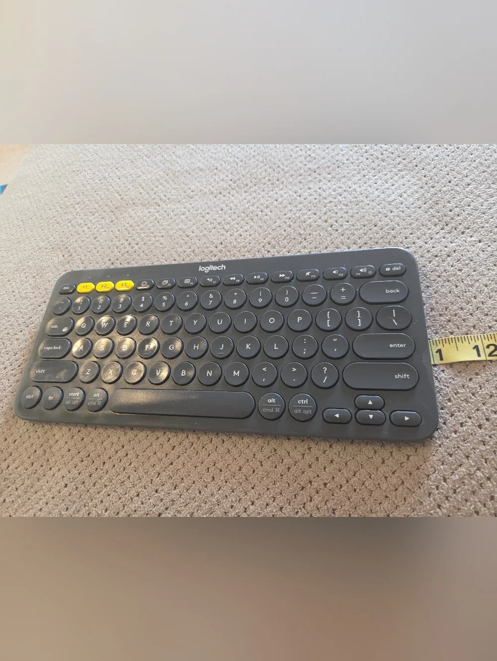Logitech K380 Multi-Device Bluetooth Wireless Keyboard with Customizable Shortcu