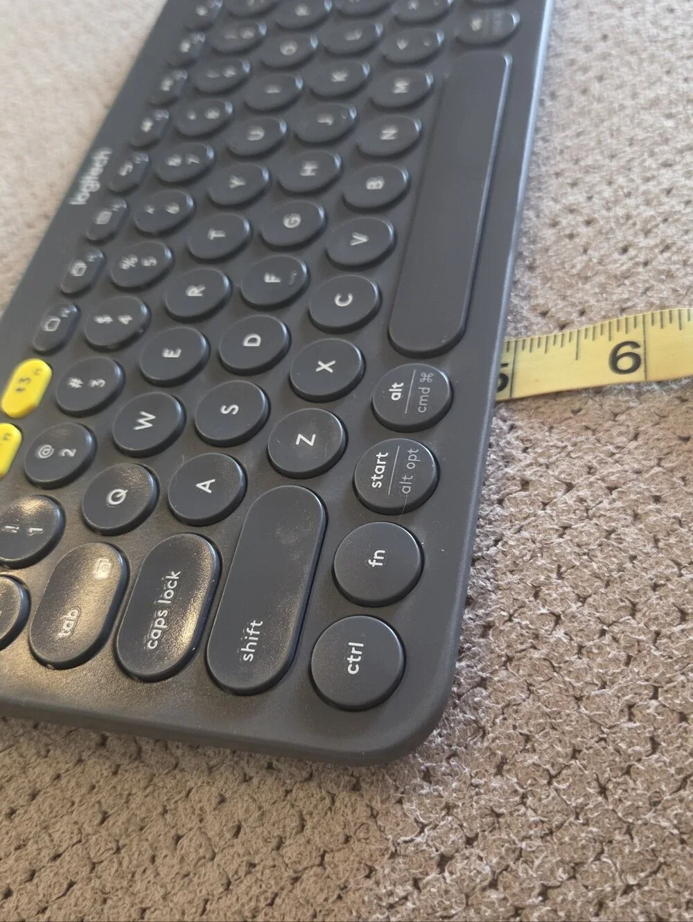 Logitech K380 Multi-Device Bluetooth Wireless Keyboard with Customizable Shortcu