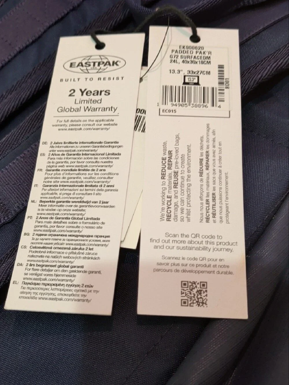 Eastpak classic backpack