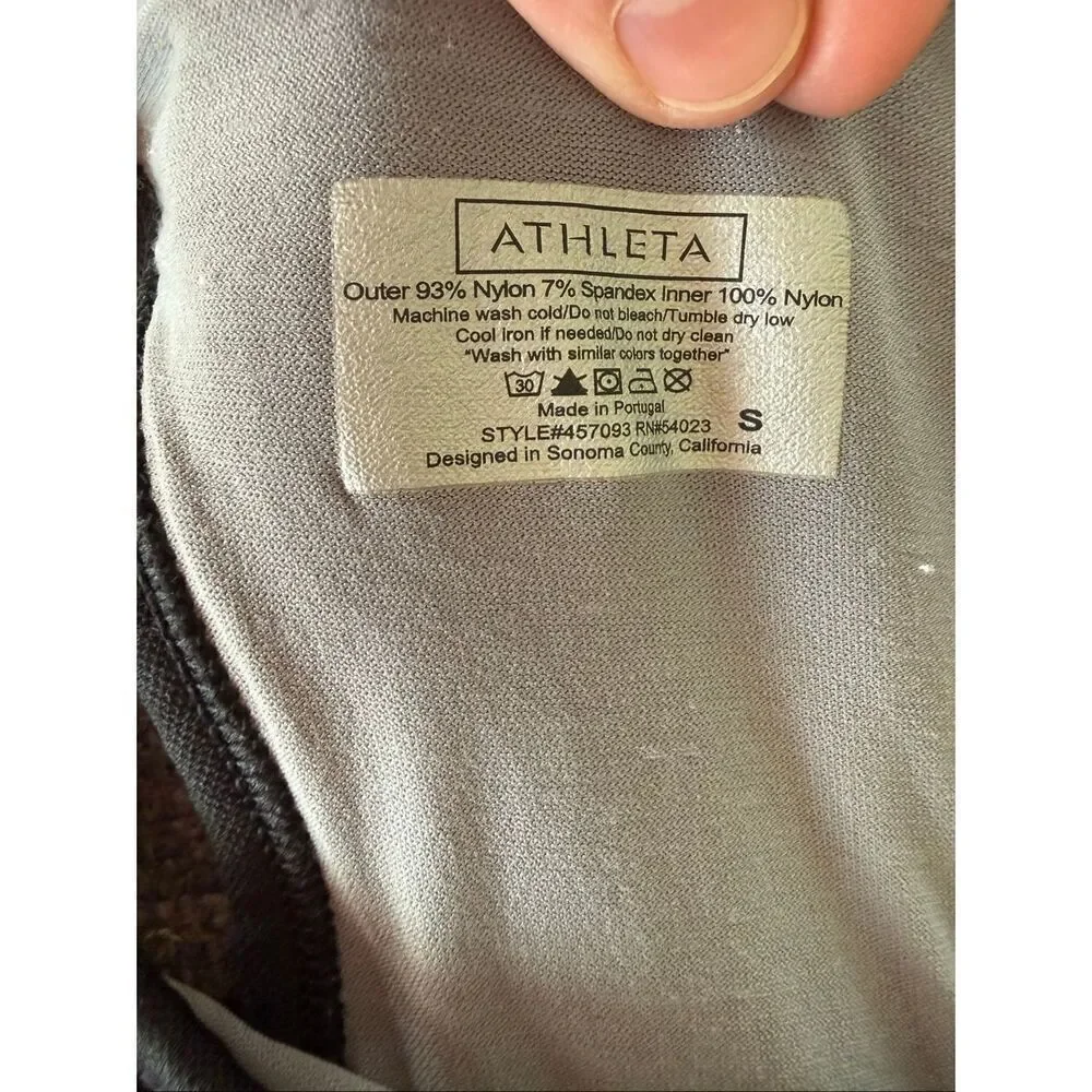 Athleta black ventilated
