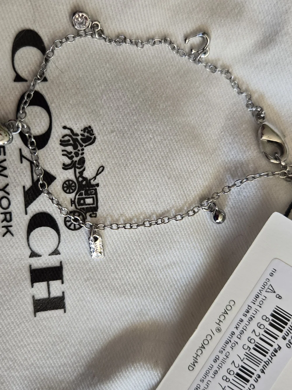 Coach delicate silver