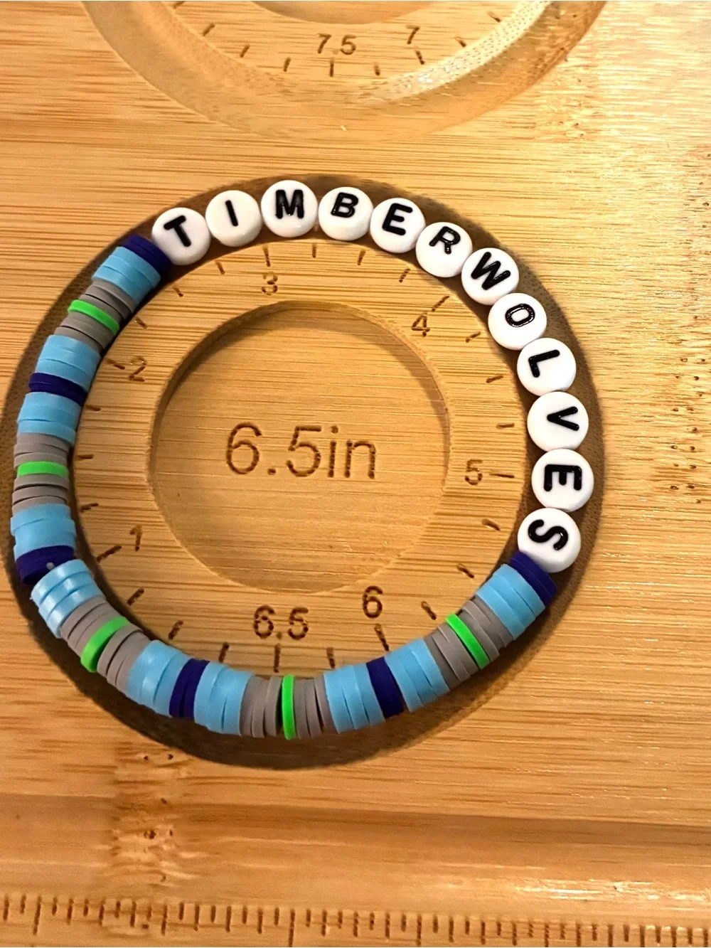 Handmade beaded bracelet
