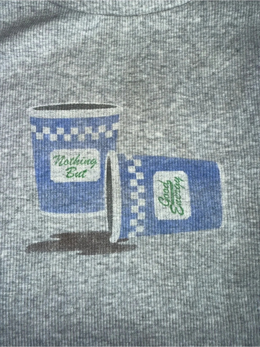 Women’s Short-Sleeve Grey Graphic Tee